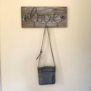 Gray purse